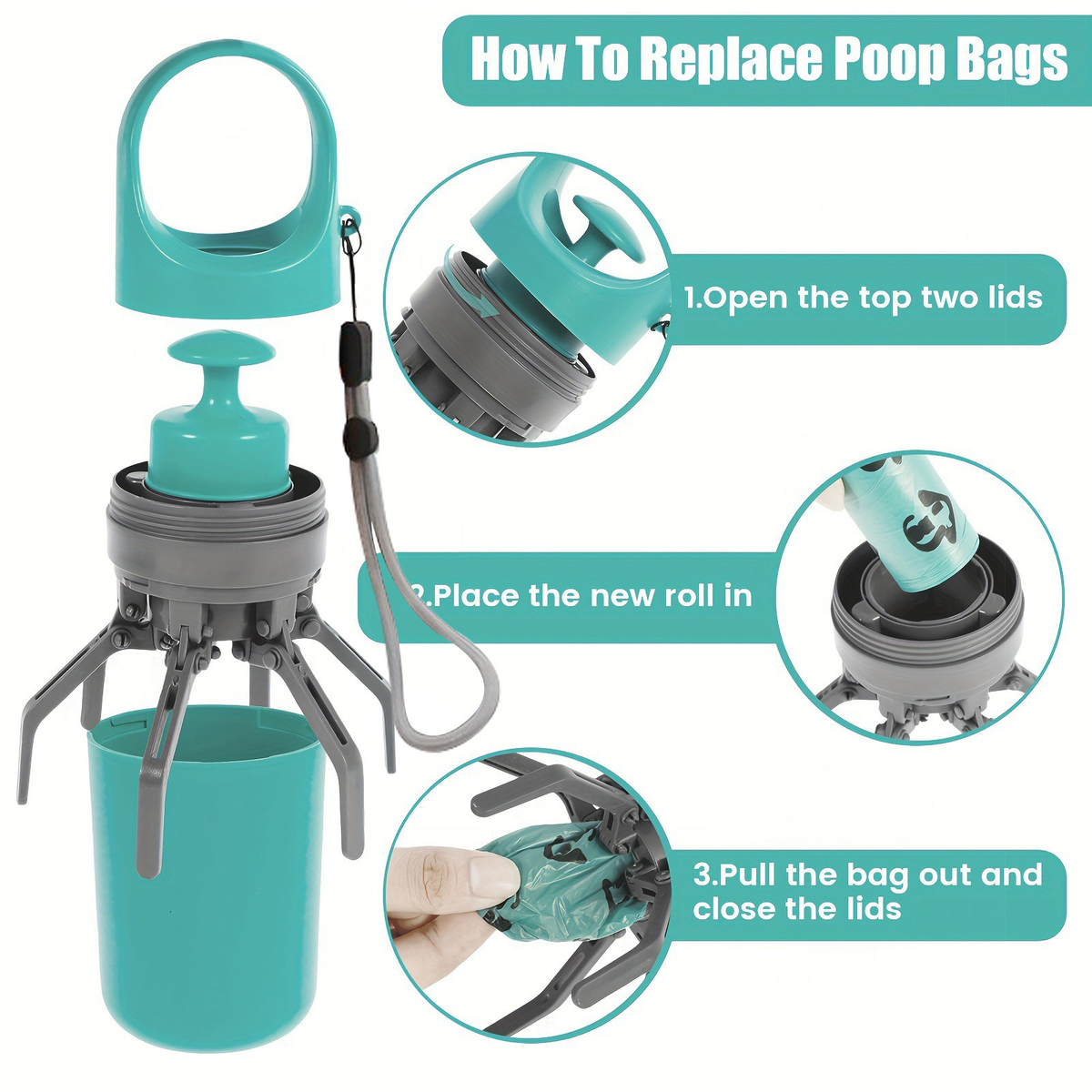 Portable Dog Poop Scooper