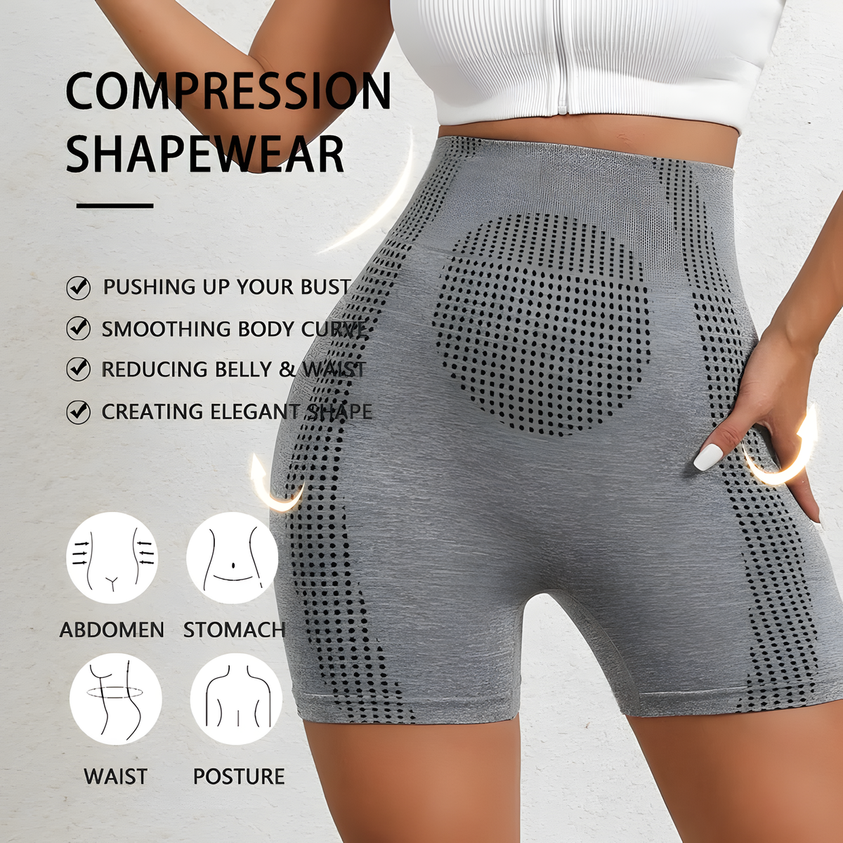 Seamless High Waist Yoga Shorts