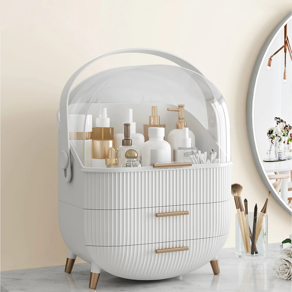 Transparent Cosmetic Storage Box